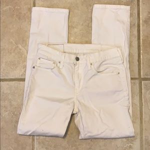 White Levi 511 jeans. W 29 L 30